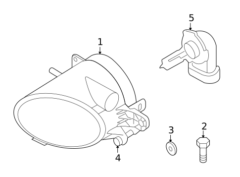 Bulbs - Chassis for 2009 Volvo S80 #3