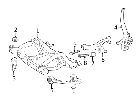 Suspension Components for 2008 Mercedes-Benz ML320 #1