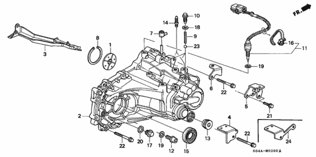 MT Transmission Housing for 1999 Honda Civic #0