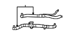 5058995AA - Cooling System: Radiator Coolant Hose for Chrysler: Sebring | Dodge: Avenger Image