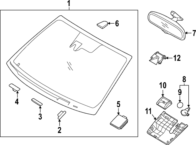 86110L0150 - : Windshield for Hyundai Image