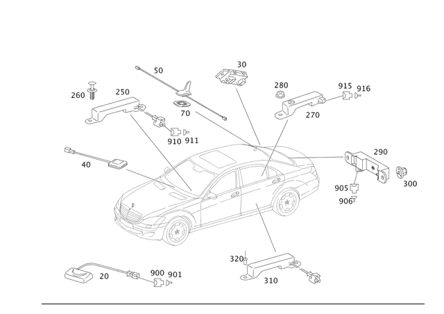 2218208189 - Electrical System: Amplifier for Mercedes-Benz Image image