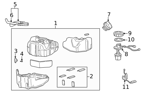 Fuel System Components for 2004 Ford Excursion #0