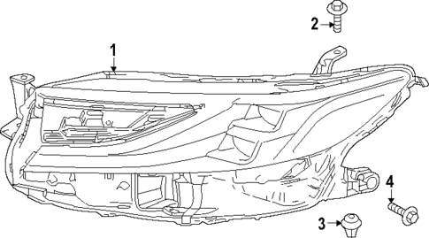 Headlamp Components for 2025 Toyota Camry #0