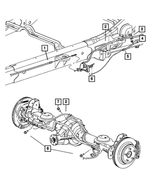 52013000AB - Brakes: Parking Brake Cable for Chrysler: Aspen | Dodge: Durango Image