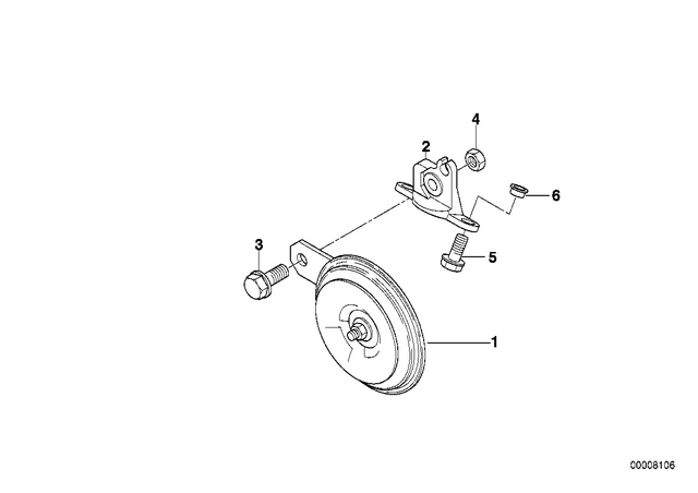 36312345495 - General Electrical System: Hex Nut - M8 for BMW-Motorrad Image