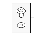 8691022000 - Body: Lower Quarter Trim Grommet for Hyundai Image