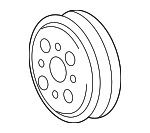 161730S011 - Cooling System: Pulley for Lexus: GX460, LX570 Image