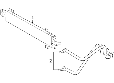 Trans Oil Cooler for 2008 Chrysler Pacifica #0