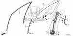 90115SFE004 - Body/Air Conditioning: BOLT, FLANGE (6X12) for Honda Image