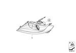 63127165677 - : Headlight Left for BMW Image