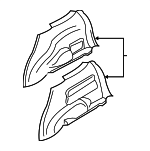5L8Z7831012BAA - Body: Body Side Trim for Ford: Escape Image