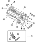 R2080411AC - : Short Block for Mopar Image