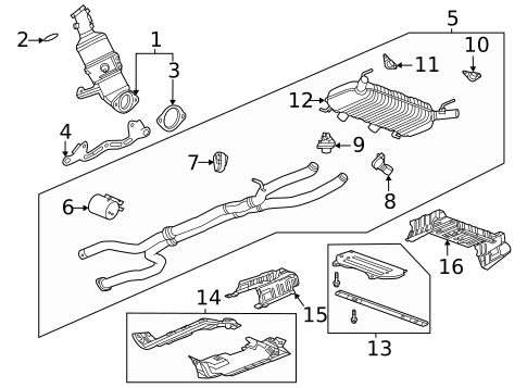 Mufflers for 2021 Cadillac CT5 #0