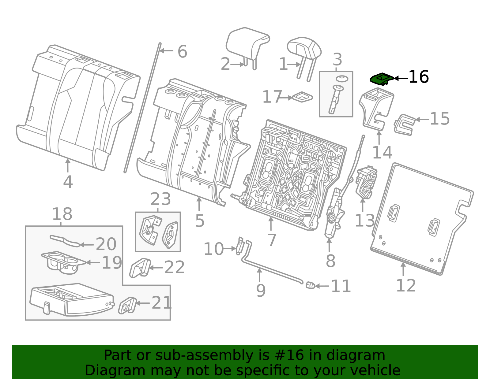 2023 Cadillac LYRIQ Bezel 85590496 | OEM Parts Online