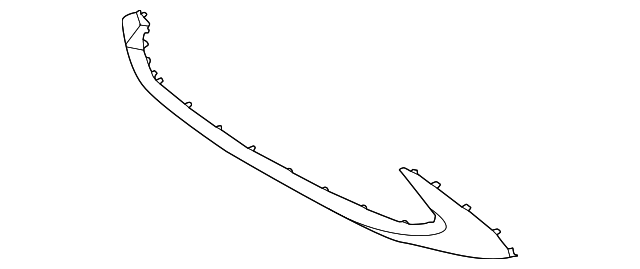 2022-2023 Hyundai Kona Lower Molding 86569-J9CA0 | OEM Parts Online