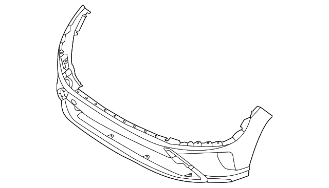 2022-2023 Hyundai Kona Bumper Cover 86510-J9CC0-AS | OEM