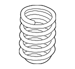 31336767369 - : Coil Spring for BMW: 135i, 135is, 335i Image
