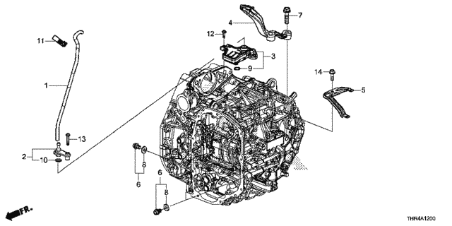 AT Breather Tube (10AT) for 2021 Honda Odyssey #0