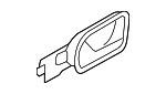 1K2837114HUTF - Body: Interior Door Handle for Volkswagen Image