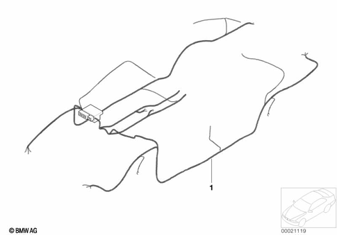 Audio Wiring Harness for 2005 BMW 328i #1