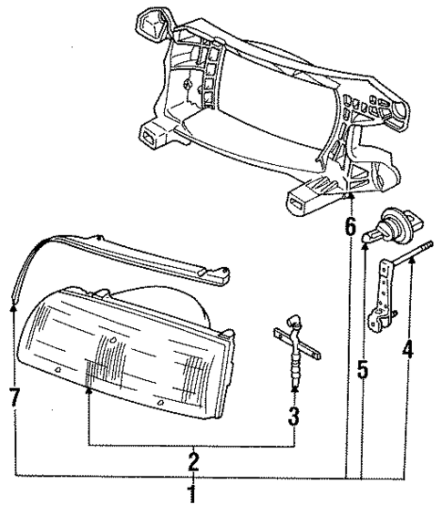 Bulbs - Chassis for 1991 Mazda MPV #0