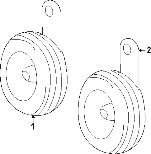 Horn for 2025 Toyota 4Runner #0
