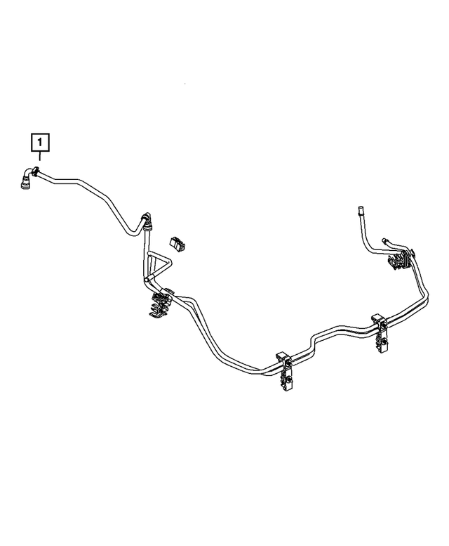 52124026AJ - Fuel: Fuel And Brake Tube Bundle for Mopar Image