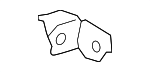 897203K000 - Body: Center Bracket for Hyundai Image