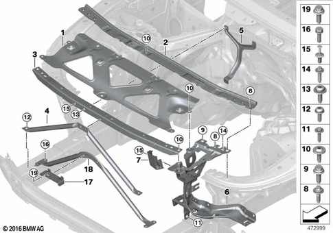 Various Body Parts for 2017 BMW BMW ALPINA B7 #1