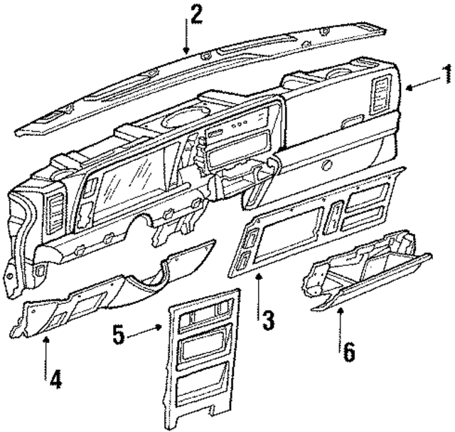 P557FE8 - Body: Instrument Panel for Mopar Image