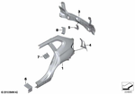 41212993068 - Bodywork: Rear Lights Cup, Right for BMW Image