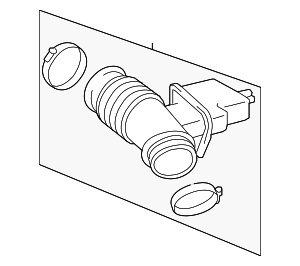 178800S010 - Engine: Air Hose for Toyota Image