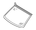 4L0845099JNVB - Body: Windshield for Audi Image