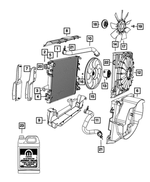 68039598AA - : Shroud Bracket for Mopar Image