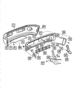 6503698 - Frames and Bumpers: Truss Head Screw And Washer for Dodge: Ram 1500, Ram 2500, Ram 3500, Viper Image
