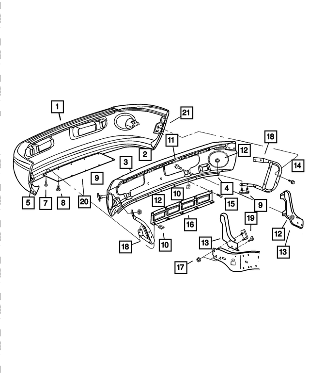 6503698 - Frames and Bumpers: Truss Head Screw And Washer for Mopar Image