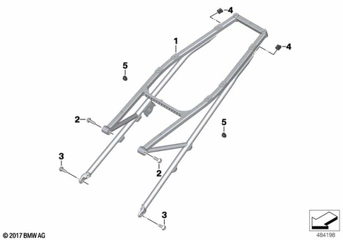 Motorcycle Frame for 2022 BMW-Motorrad R 1250 GS Adventure #1