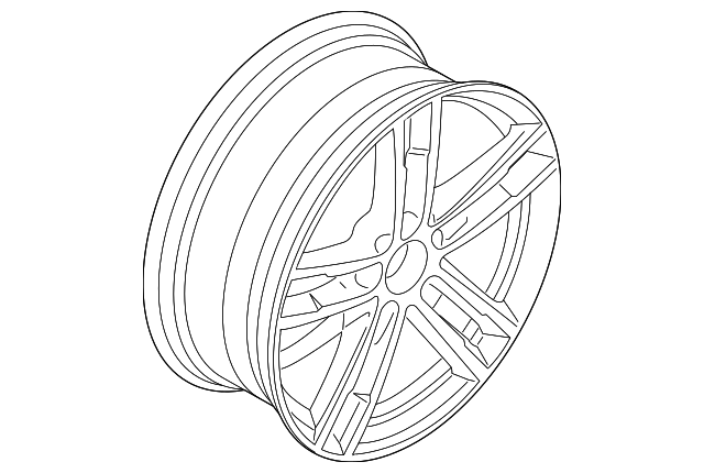 36118074185 - 2014-2021 BMW Wheel, Alloy (36-11-8-074-185