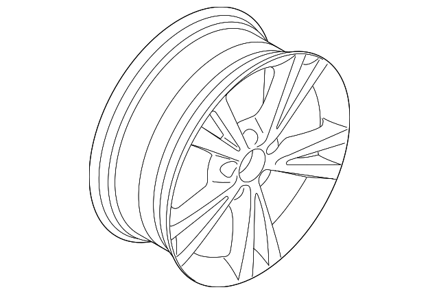 絵 36118090019 - 2019-2025 BMW Wheel, Alloy (36-11-8-090-019