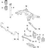 212320382564 - Suspension: Air Spring for Mercedes-Benz Image
