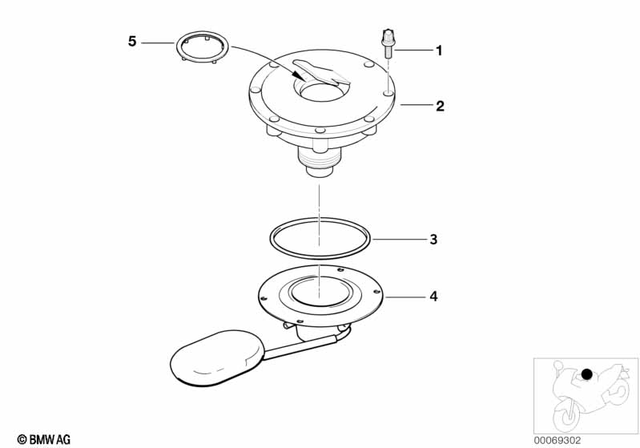 7129904329 - Fuel Supply: Torx Bolt - M5X28-A2-70 for BMW-Motorrad Image