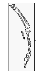 6103535030 - Body: Rear Pillar Reinforced for Toyota: 4Runner Image