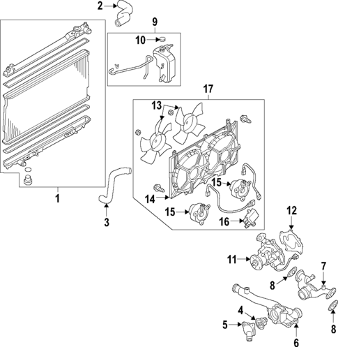 Water Pump for 2010 INFINITI M45 #1