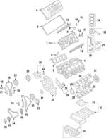 243223F310 - : 2011-2012 Hyundai - Engine Timing Chain for Hyundai: Equus, Genesis Image