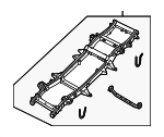 KVD100454 - Body: Frame Assembly for Land-Rover Image