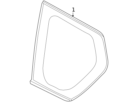 Glass & Hardware for 2017 Lexus GX460 #0