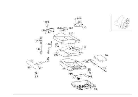Left Seat for 2006 Mercedes-Benz E350 #0