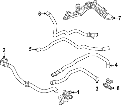 Hoses & Lines for 2025 Volkswagen ID. Buzz #3