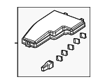 38256TXMA01 - Electrical: Fuse Box Cover for Honda: Insight Image